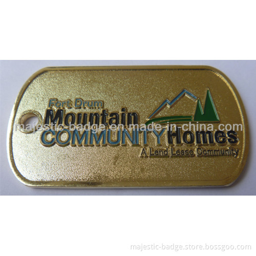 Customized Gold Plating & Zinc Die Cast Process Badge 029